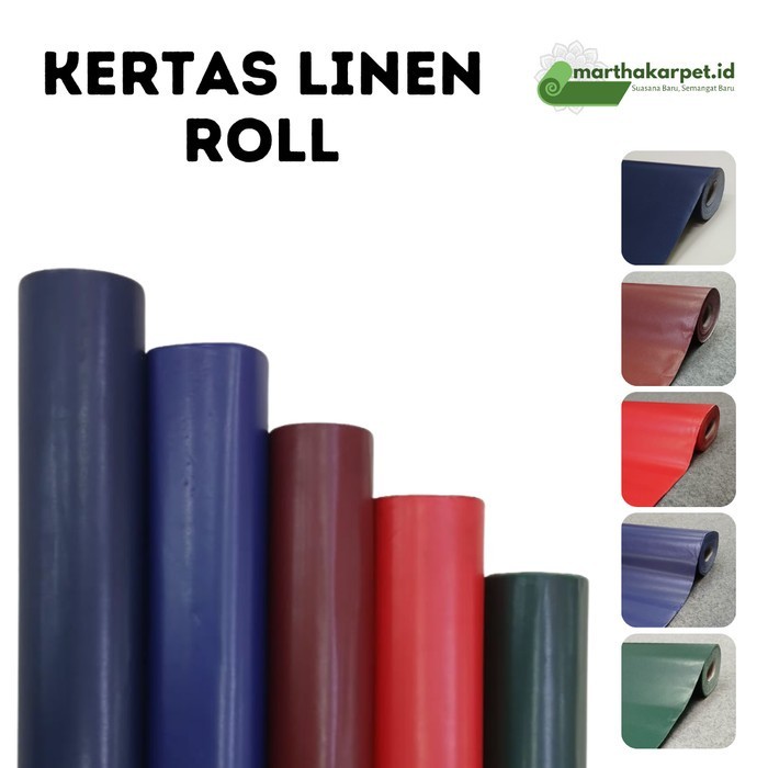 kertas linen roll 1.05meter x 25meter