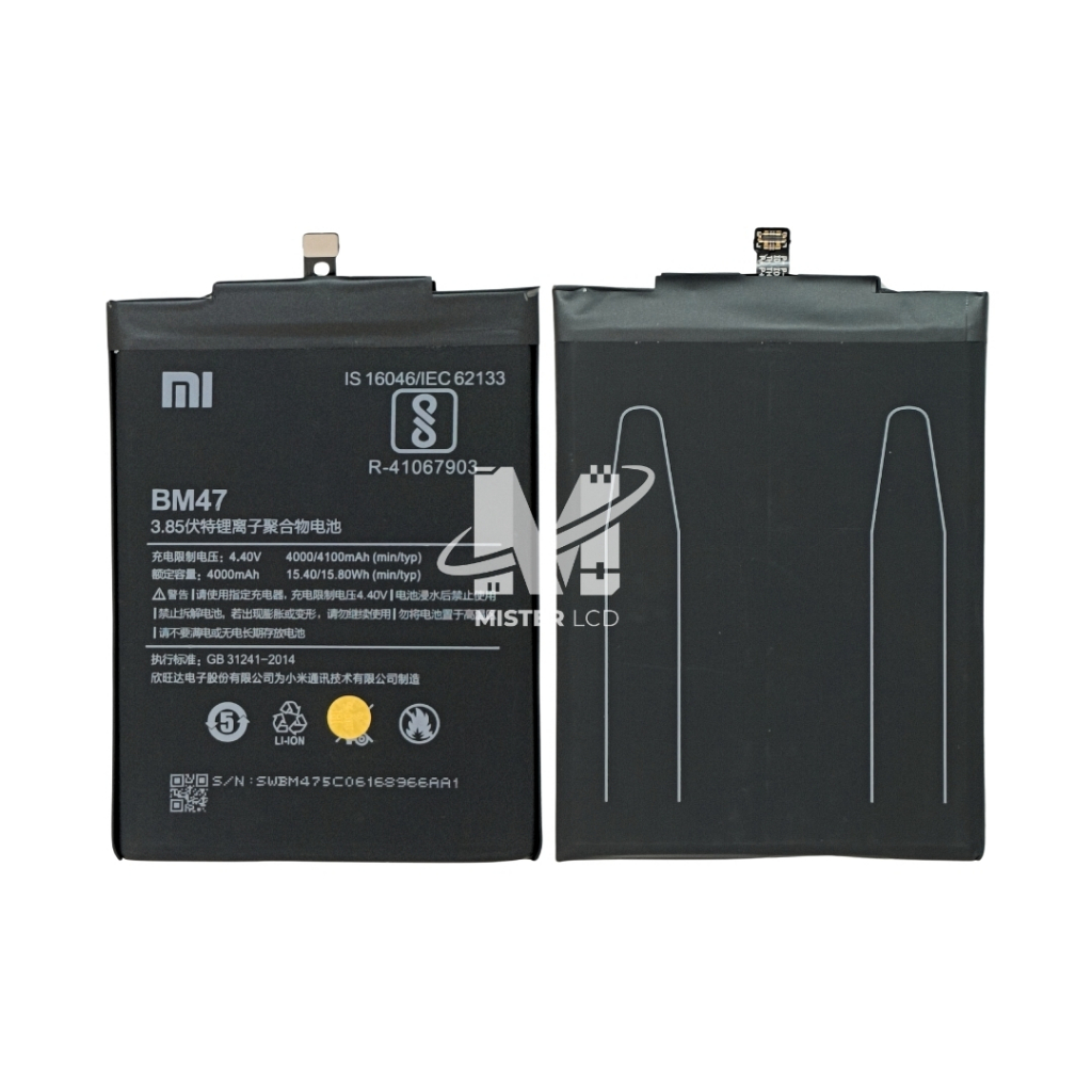 BATERAI / BATTERY / BATRE FOR XIAOMI REDMI 3 / REDMI 4X / BM47 / BM-47 ORI