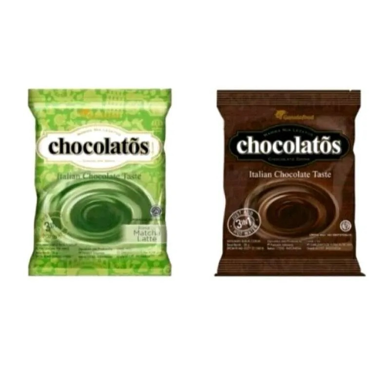 

Chocolatos Drink Rasa Matcha dan Coklat 1 Renceng isi 10 Sachet