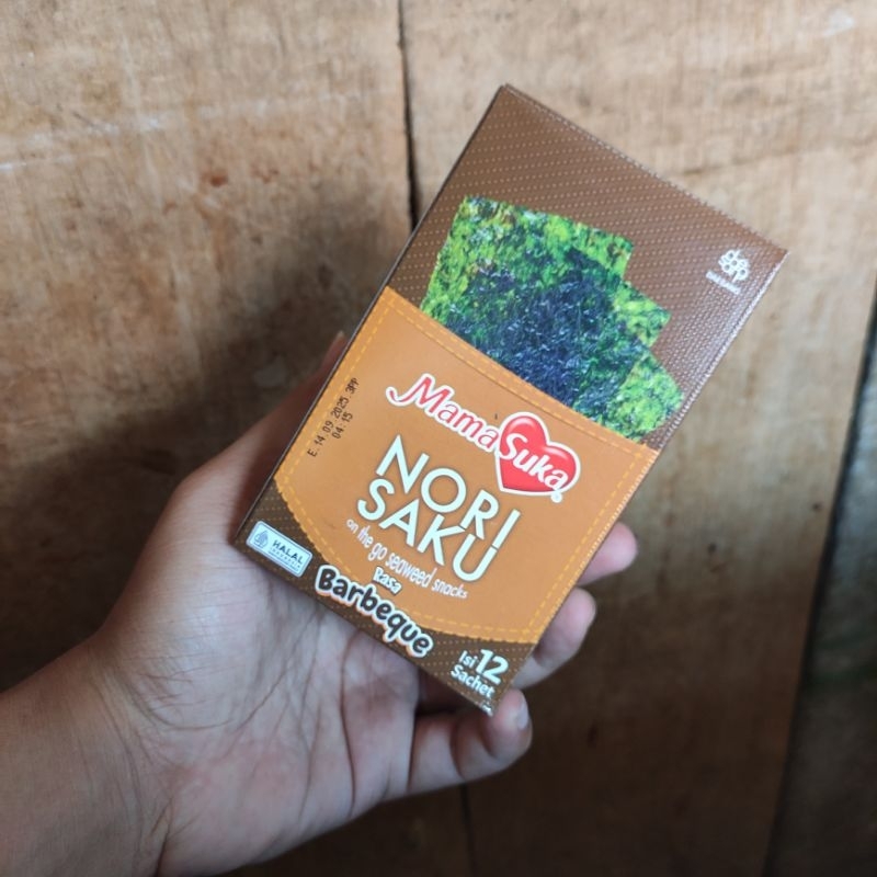 

Nori Saku Nori Ramen 1box 12 Lembar Mamasuka