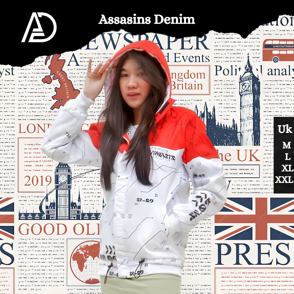Jaket Hoodie Switer Wanita Pria Keren Terbaru Sweater Hodie Cowok Cewek Ori Anti Angin Tebal Kekinia