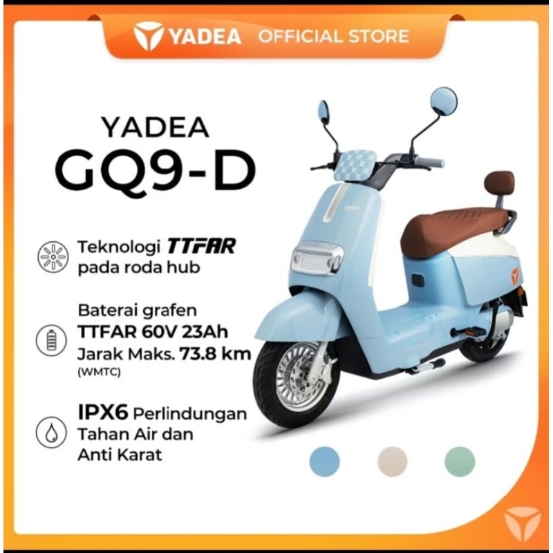 SEPEDA LISTRIK YADEA GQ9