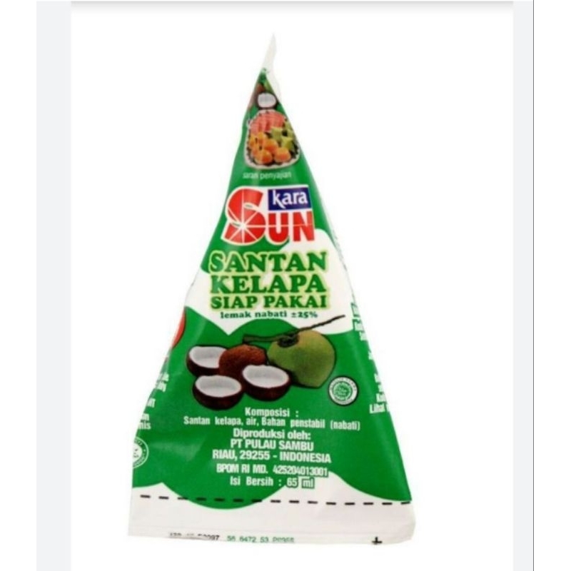 

Sun Kara Santan Cair Siap Pakai 65 ml