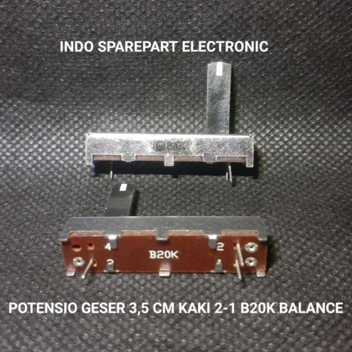 POTENSIO GESER 3,5 cm kaki 2-1 B20K balance