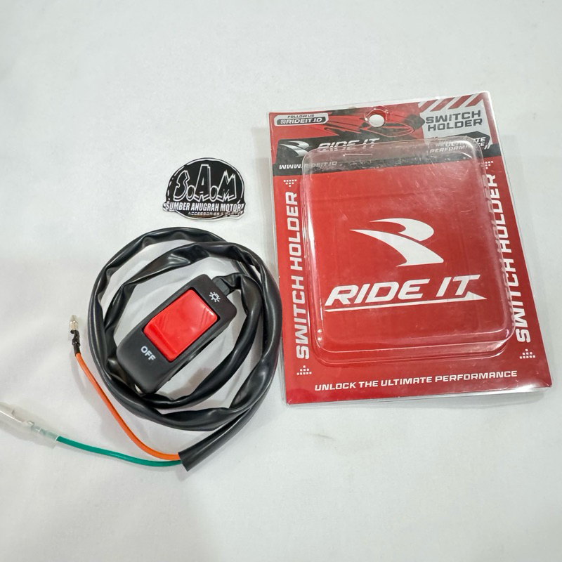 SAKLAR LAMPU / TOMBOL ON OFF UNTUK SEMUA MOTOR WR CRF KLX DT DTRACKER RXK RXKING RXKING RXS NINJA WR