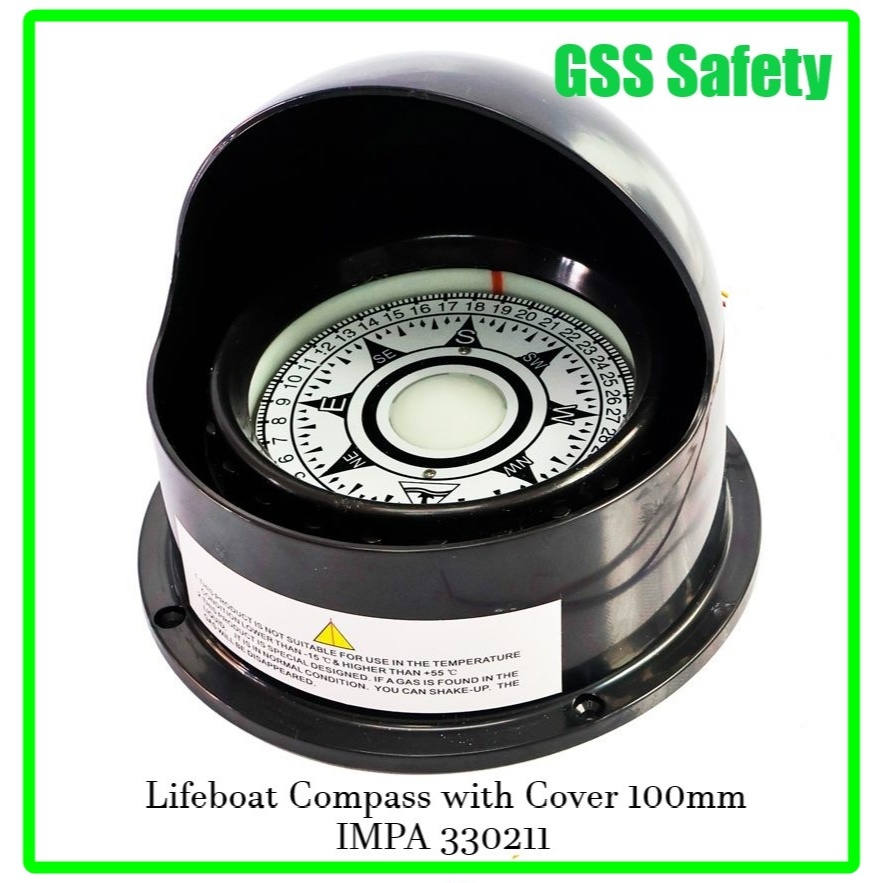 Marine Compass d. 100mm - Lifeboat Compass IMPA 330211