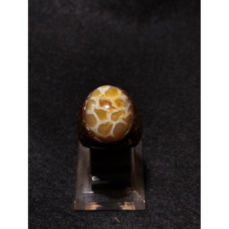 Batu akik Teratai madu