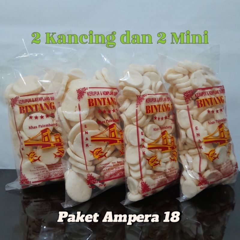 

KERUPUK PALEMBANG PAKET 2 KANCING DAN 2 MINI SUPER
