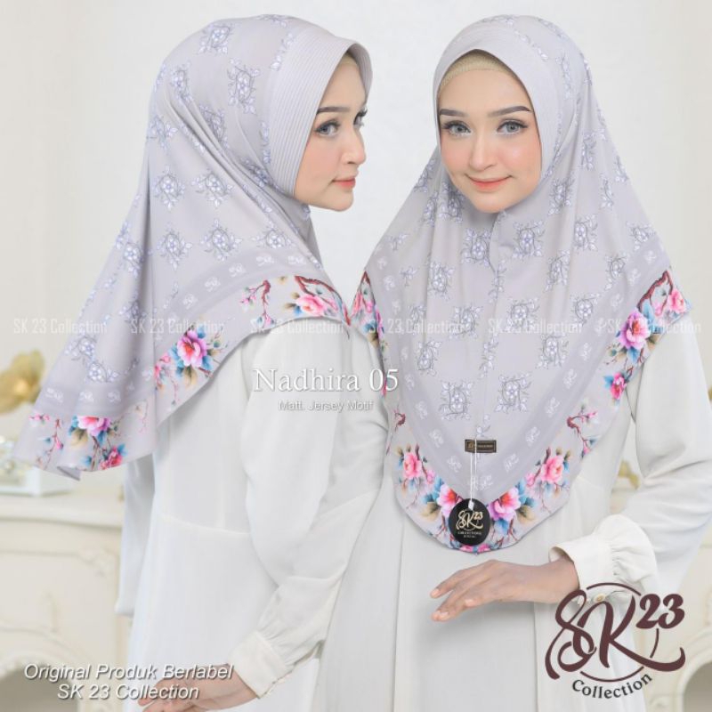 JILBAB MOTIF NADHIRA 05 ORI SK23 COLLECTION