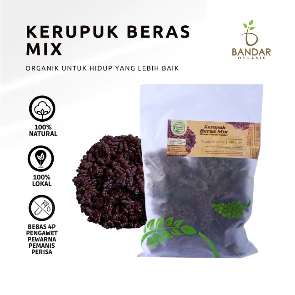 

Kerupuk Beras 200gr - Lingkar organik