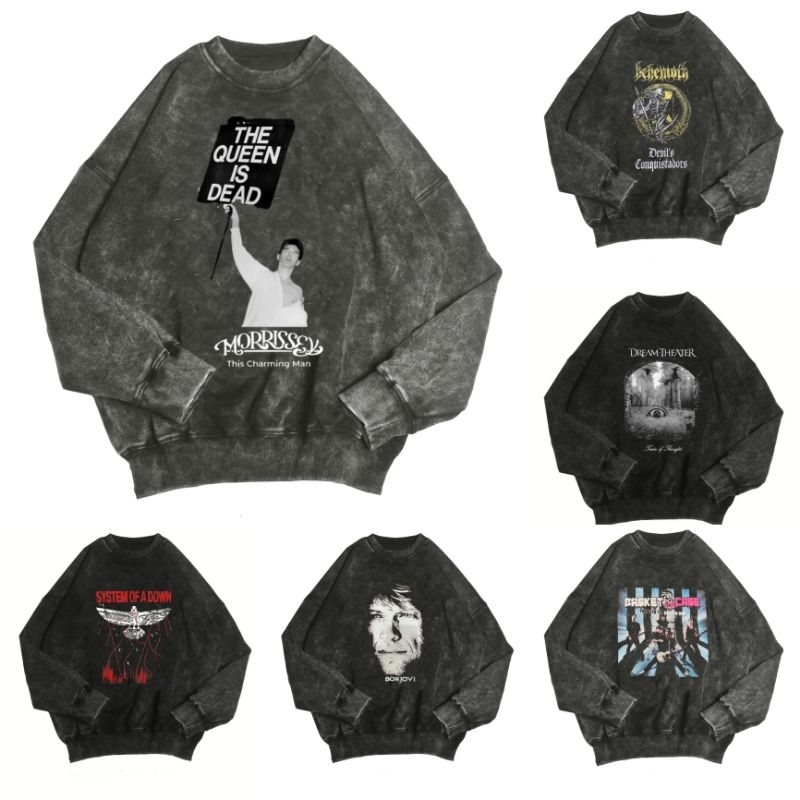 CREWNECK WASH SERIES MUSIK