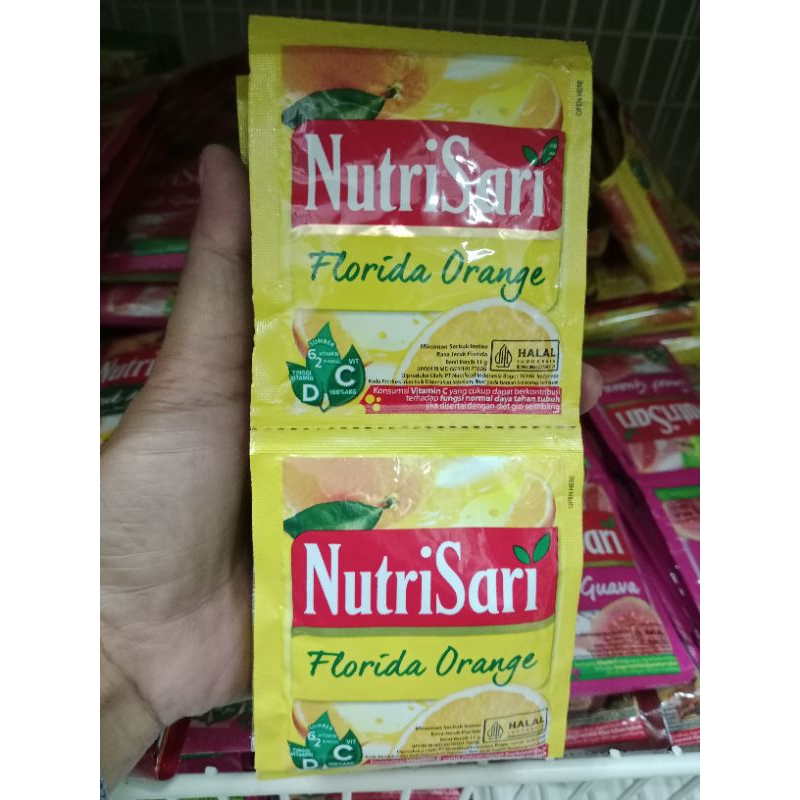 

NUTRISARI FLORIDA ORANGE RENCENG ISI 10 SACHET