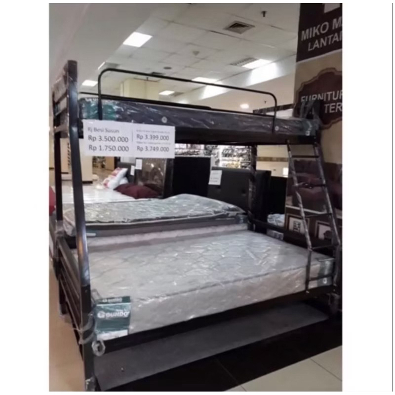 ranjang susun besi  160/90