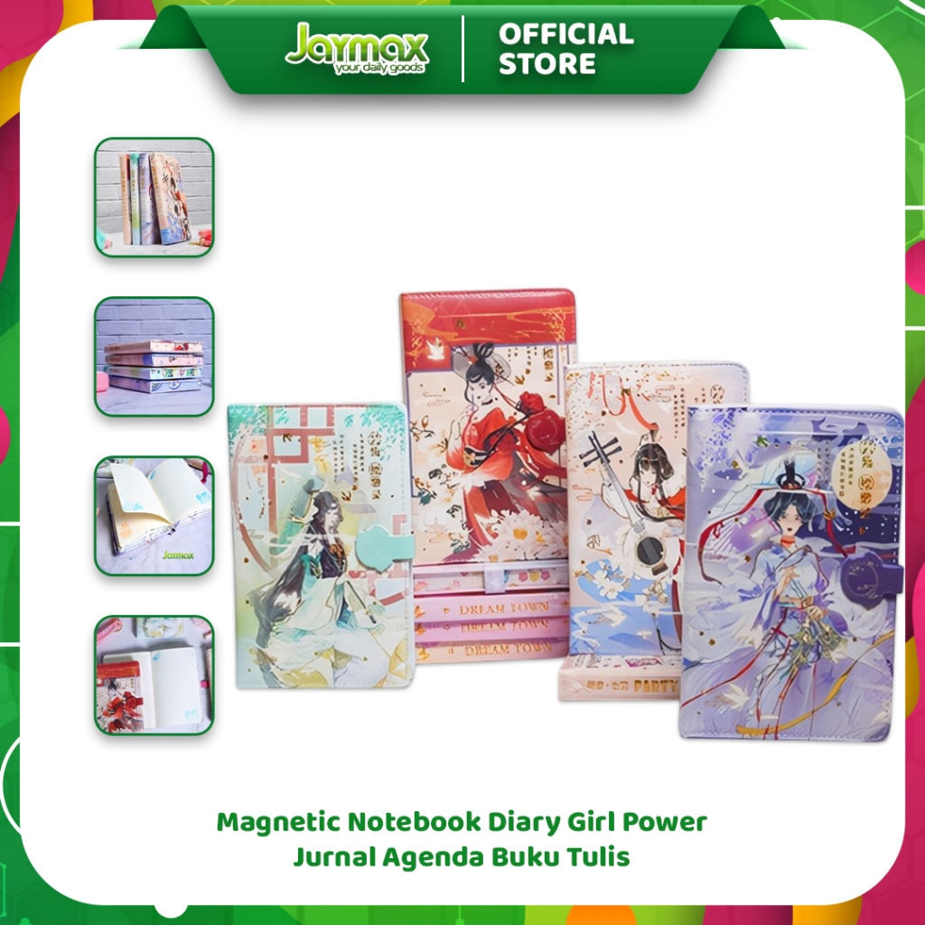 

Magnetic Notebook Diary Girl Power / Jurnal Agenda Buku Tulis