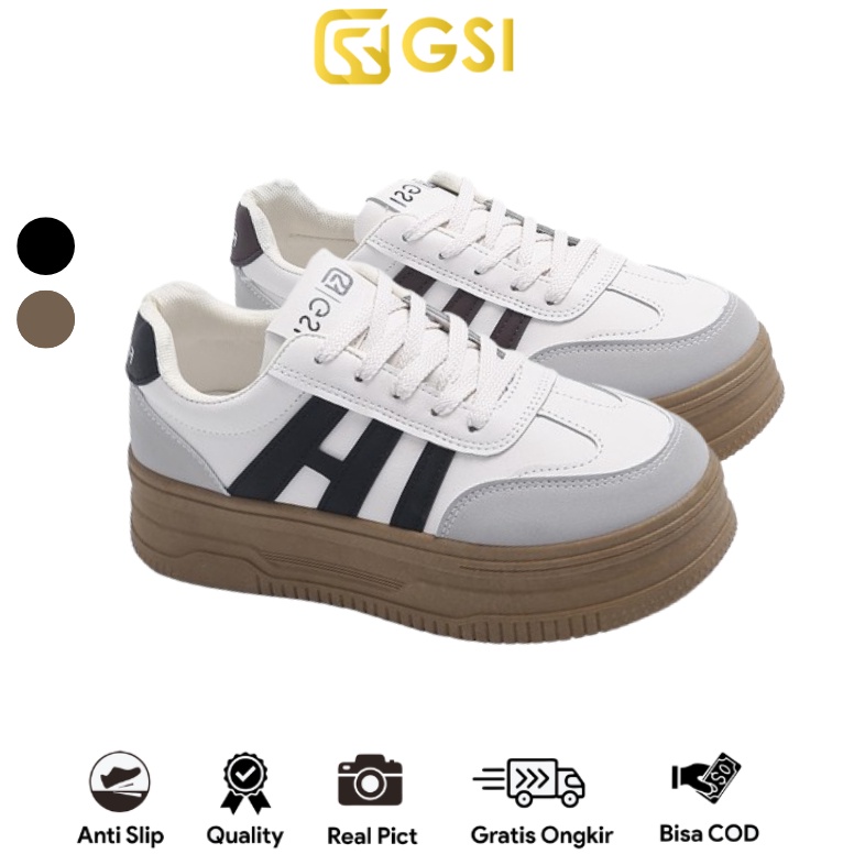 Terbaru GSI Eunjin 135 NEW 224 Sepatu Sneakers Kasual Wanita Casual Sport Trendy 3741