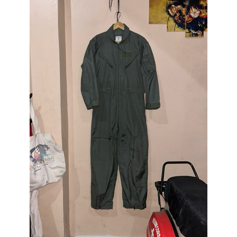 Coverall Flyers CWU-27/P Baju Pilot USAF bukan Alpha Industries Avirex Buzz Rickson