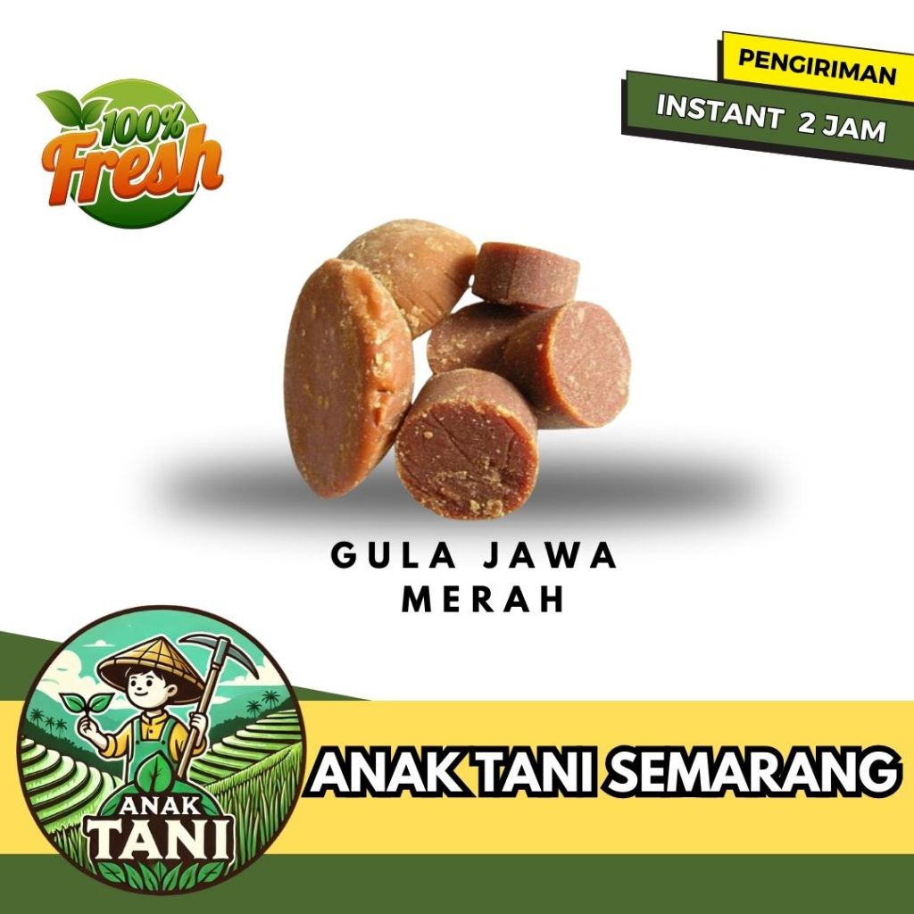 

[ANAK TANI] GULA JAWA / GULA MERAH PER BUNGKUS SIAP KIRIM INSTANT AREA SEMARANG