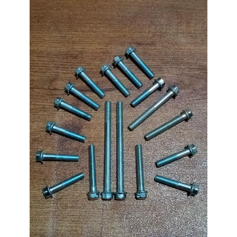 Baut blok mesin/Baut blok magnet/kiri-kanan motor Suzuki smash