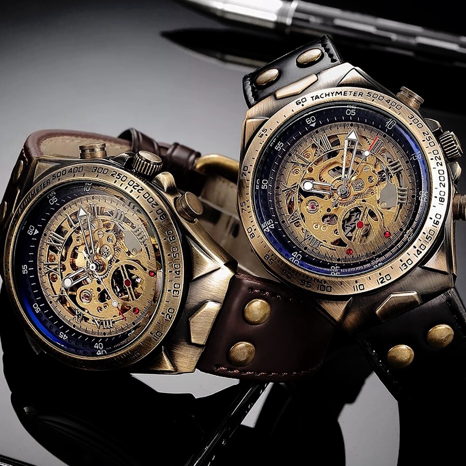 KODE Q59B FNGEEN AUTOMATIC Jam Tangan Pria mechanical automatic Waterproof Casual Watch Otomatis Imp