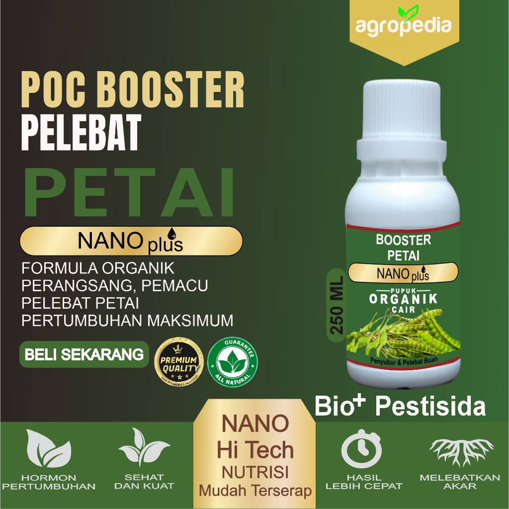 AMINO BOOSTER Pupuk Petai Cepat Berbuah, Perangsang Petai Cepat Besar, Pupuk  Pelebat Petai, Pupuk P