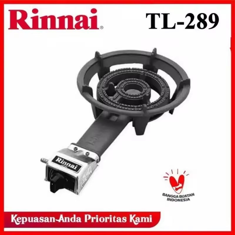 KOMPOR MAWAR RINNAI 1 TUNGKU TL289RI - KOMPOR GAS COR RINAI