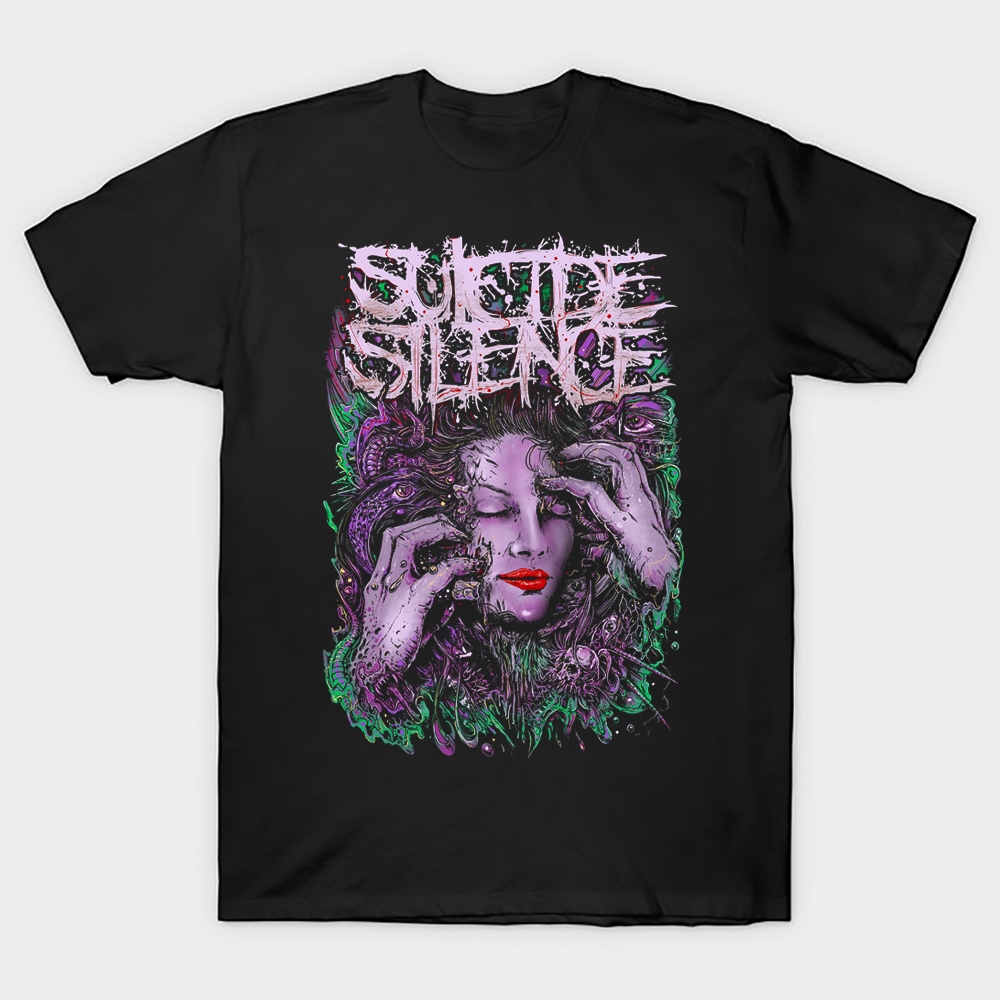 Kaos Musik band metal suicide silence sampai ukuran jumbo