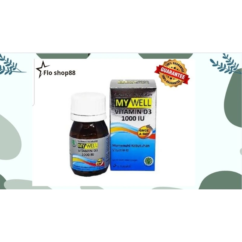 A - MY WELL VITAMIN D3 1000IU / MY WELL / MY WELL VIT D3 1000 IU / MY WELL D3 / MY WELL VIT D3 / MYW