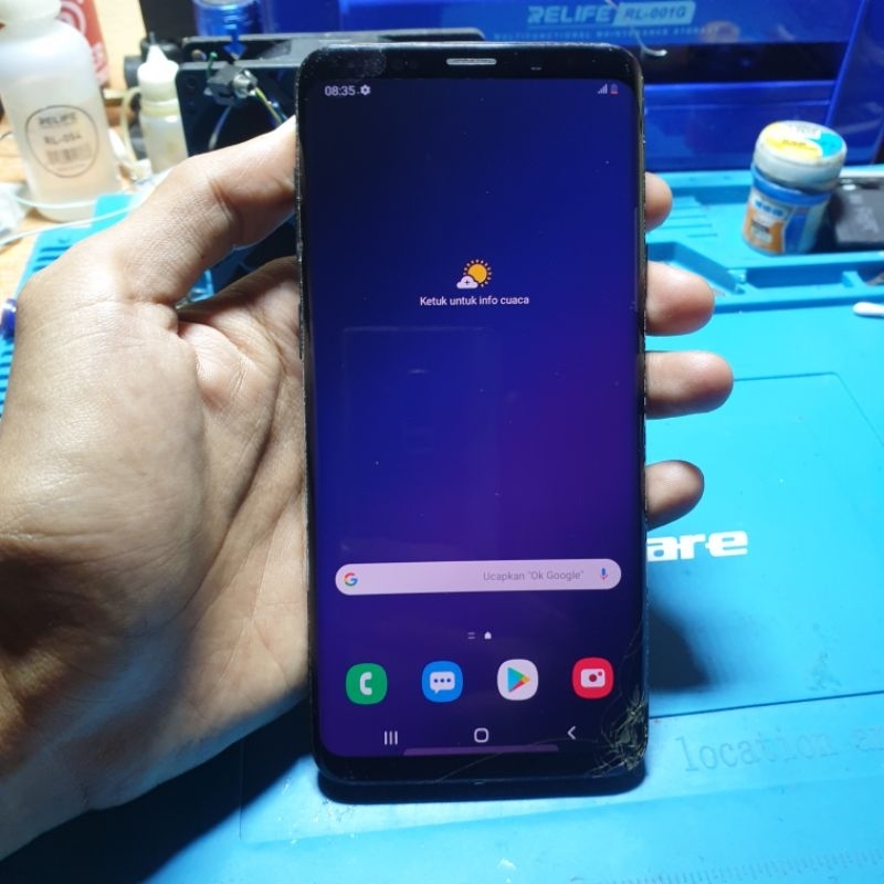 LCD Copotan Samsung S9 plus