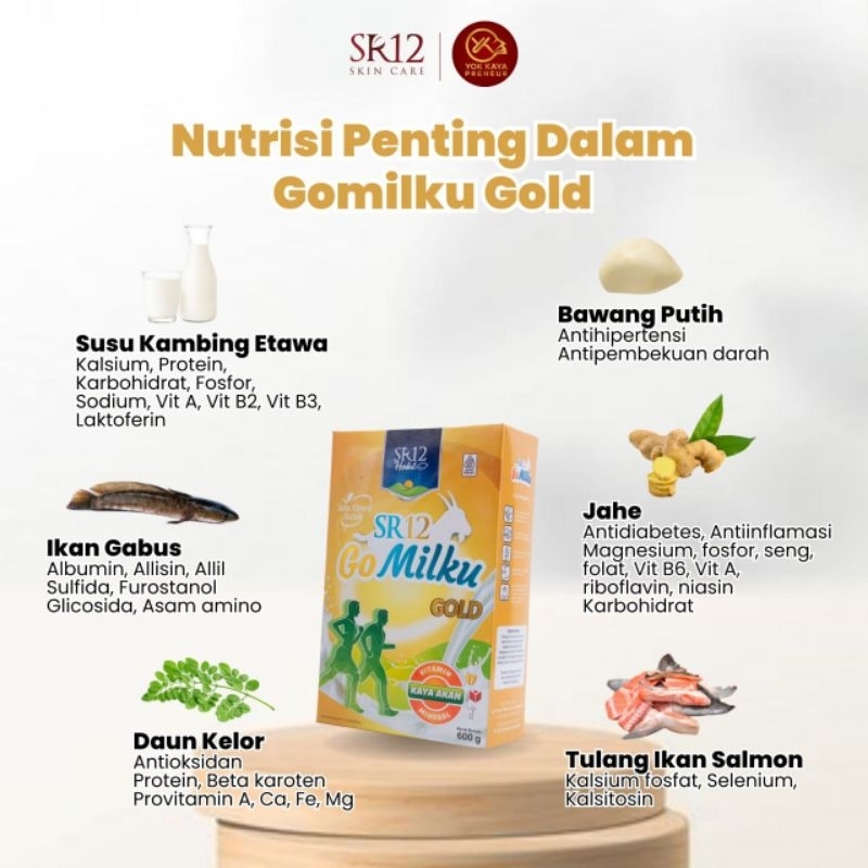 

GoMilku Gold SR12 Susu Kambing Etawa Bebas Gula Aman untuk Diabetes