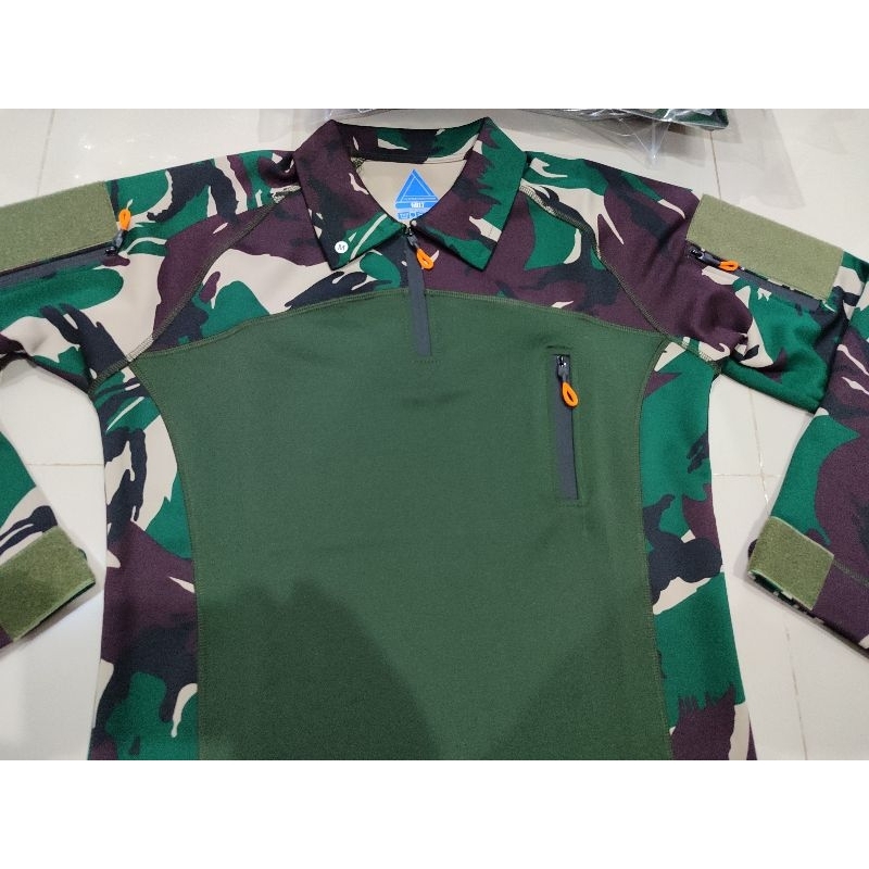 kaos bdu scuba ijo TNI ijo army