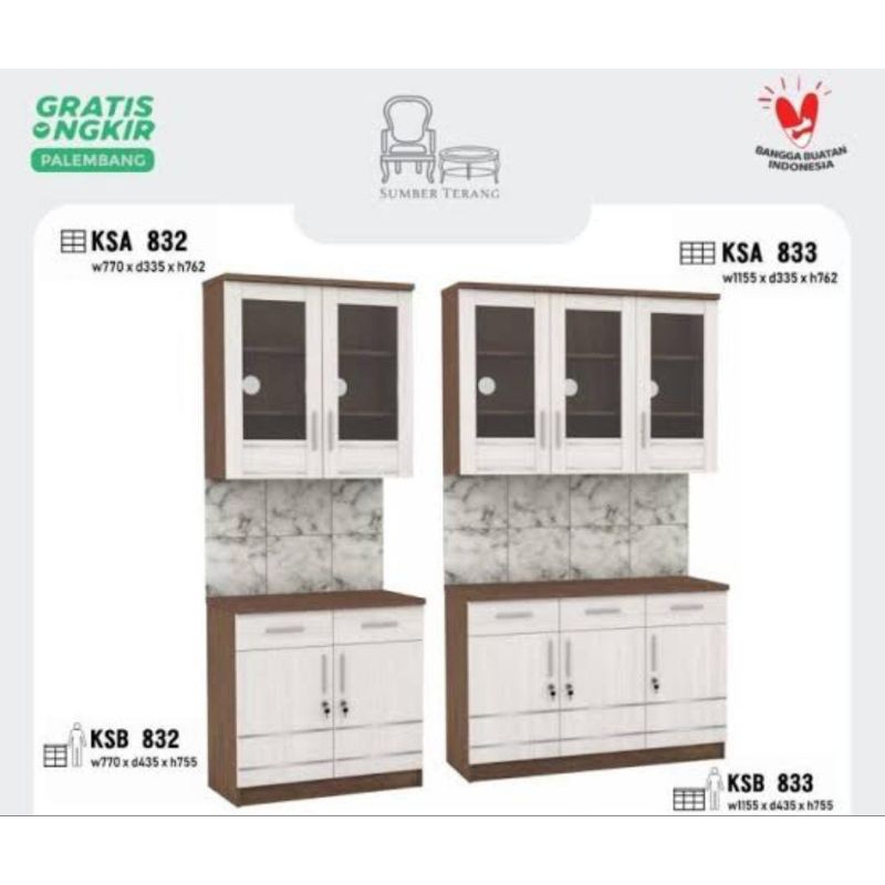 KITCHEN SET ATAS / KITCHEN SET BAWAH / KITCHEN SET MINIMALIS KSB 832
