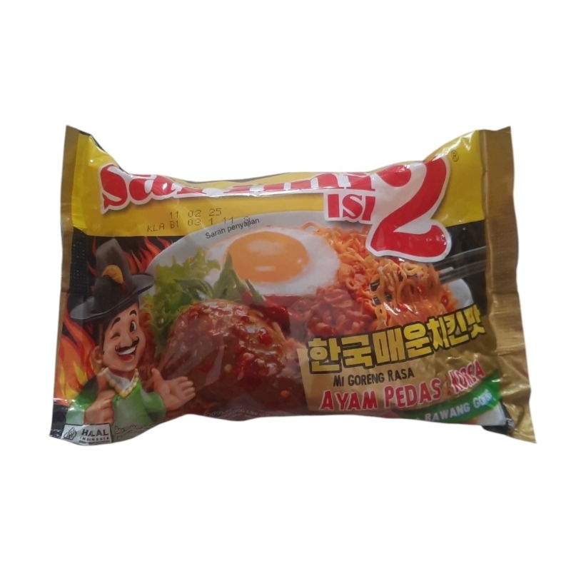

Sarimi Isi 2 Goreng Rasa Ayam Pedas Korea 120gr