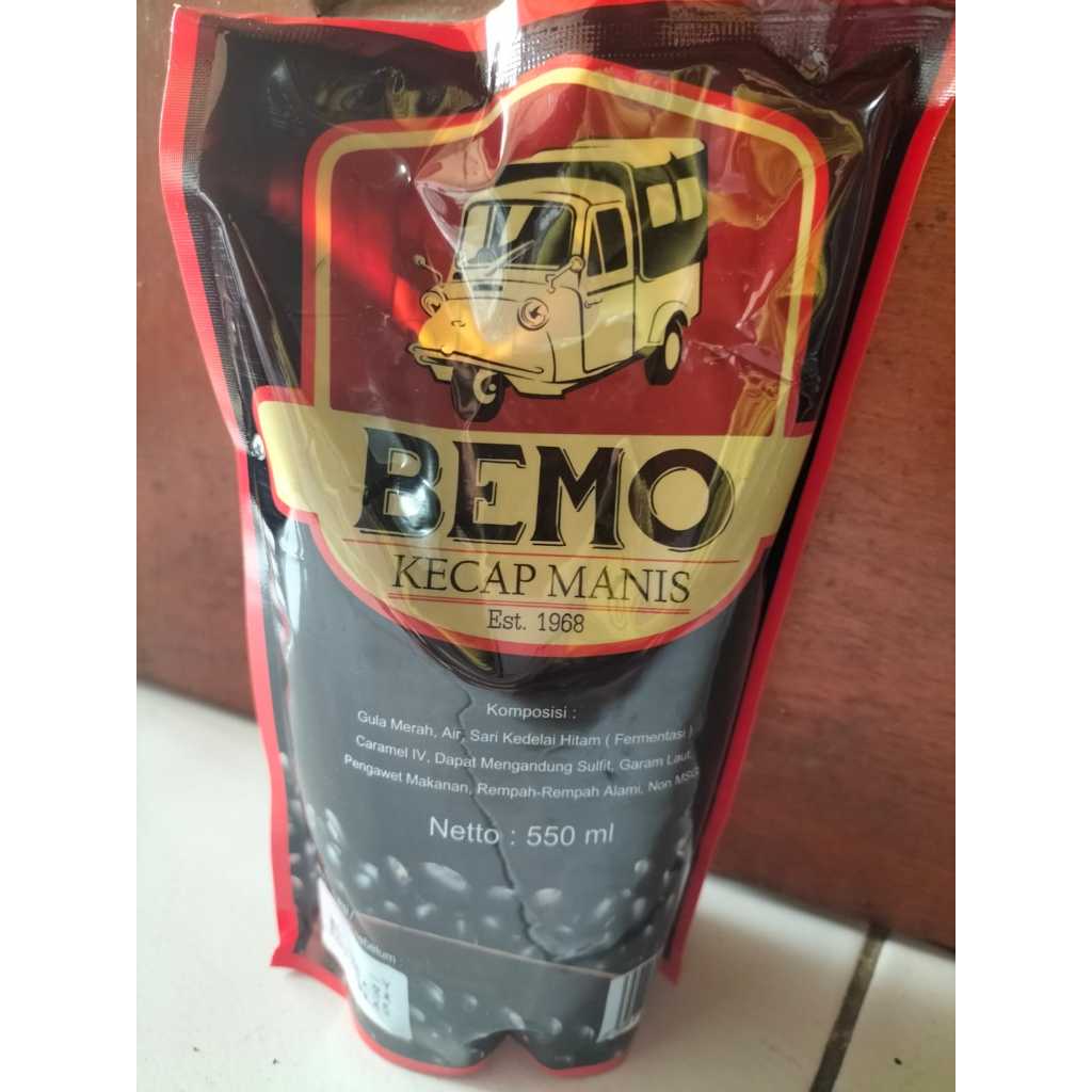 

Kecap Manis Cap Bemo 550ml Halal Kecap Khas Kota Bogor