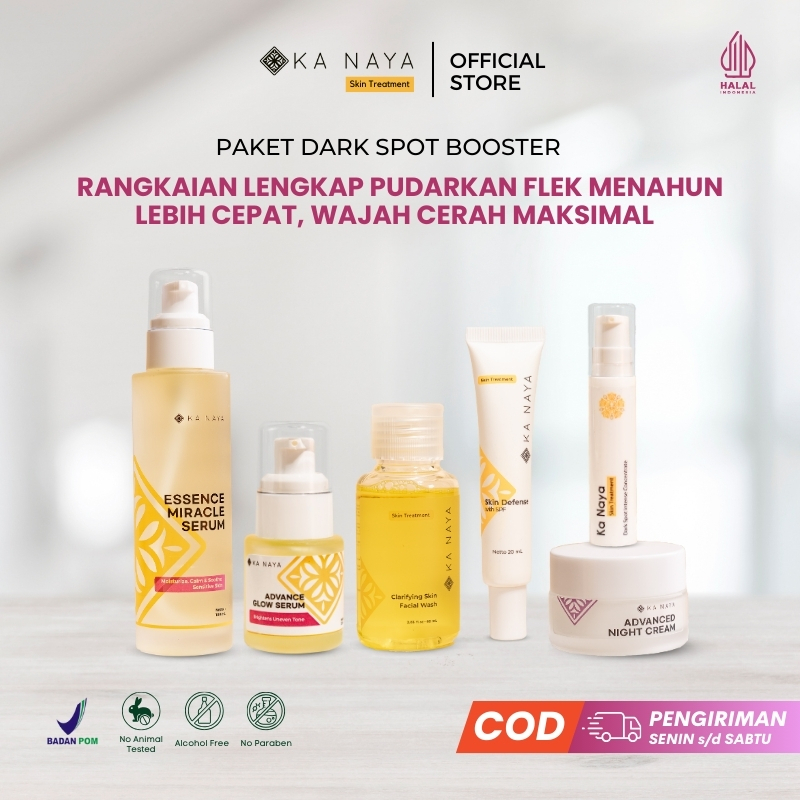 Ka Naya Paket Dark Spot BOOSTER Serum Penghilang Bekas Jerawat - Cream Penghilang Flek Hitam Memband