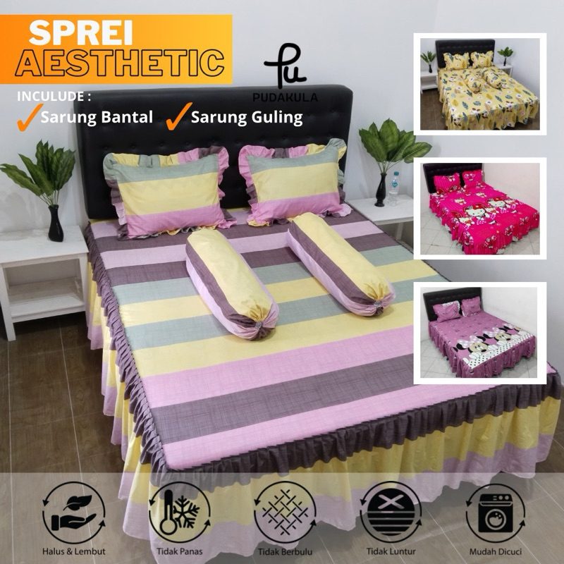 Sprei Rumbai Homemade160x200 Sprei Rumbai 180x200 Sprei Rumbai Doraemon Motif Karakter Murah Spreibe