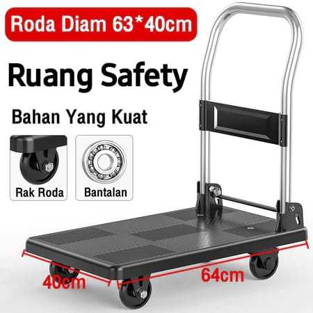 Troli Lipat Trolley Troli Barang Lipat Hand Truck Model Besi Troli Angkut