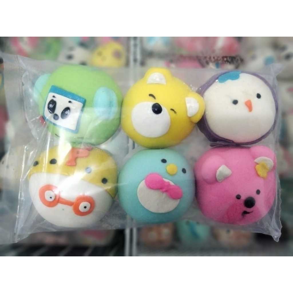 

Bakpao Karakter Pororo mix (Coklat, Coklat Keju, Coklat Oreo) isi 6 pcs