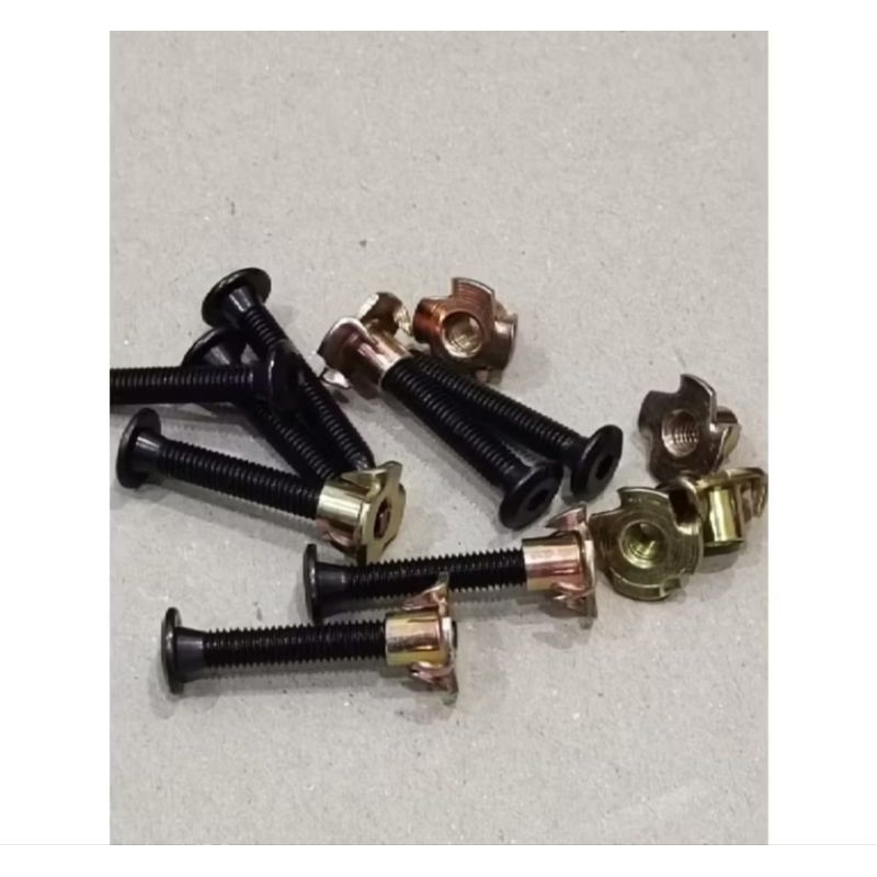 Baut cakar speaker+mur 4cm m.6