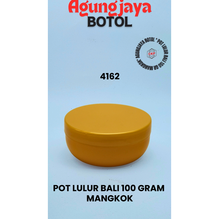 Pot Lulur Bali 100 Gr Mangkok Series / Pot Lulur / Pot Plastik / Cosmetic / Pot / Lulur / Pot 100 Gr
