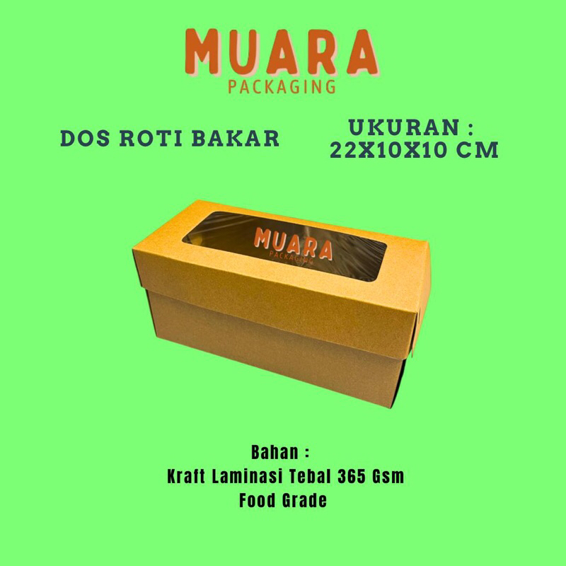 

Dos Kraft Laminasi ROTI BAKAR TINGGI 10CM / Kardus Box Kotak Kraft Laminasi Roti Bakar Donat Bomboloni