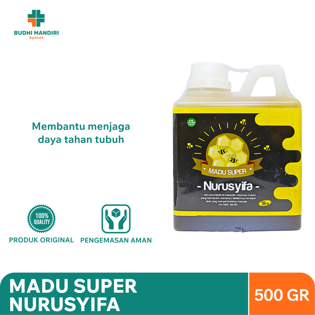 

Madu Super Nurusyifa 500gr - Meningkatkan Daya Tahan Tubuh