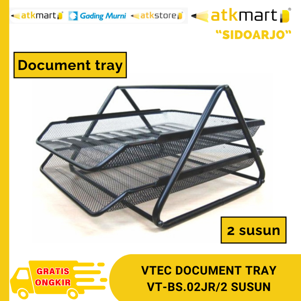 

V-TEC BAK SURAT DOCUMENT TRAY VT-BS.02JR - 2 SUSUN