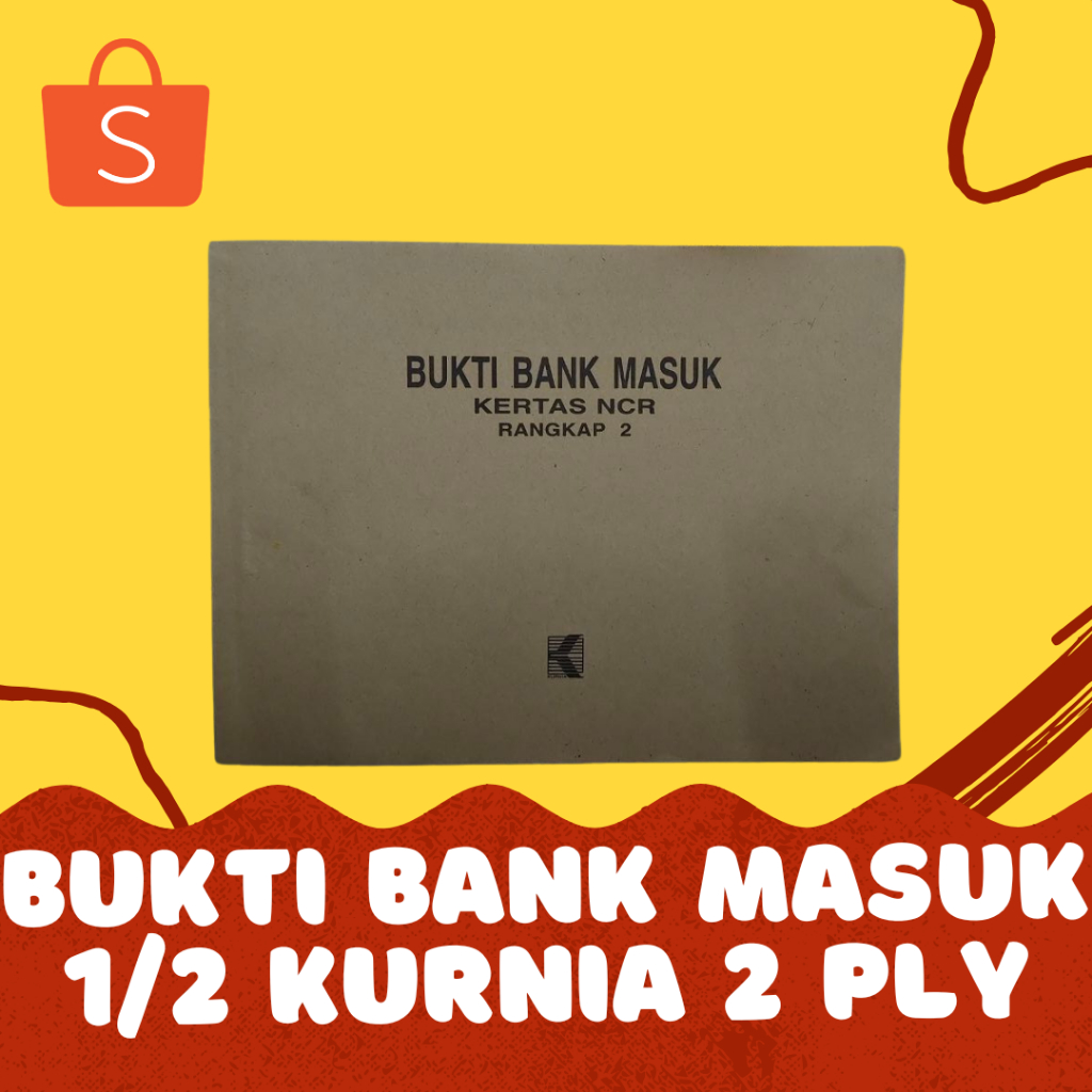 

Bukti Bank masuk 1/2 Folio Kurnia 2 ply