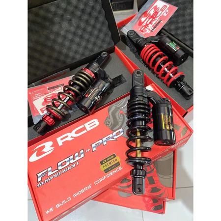 SKOK BELAKANG RCB FLOW PRO TABUNG ATAS 305 MM 330 MM MIO VARIO 150 125 BEAT SCOOPY ORIGINAL