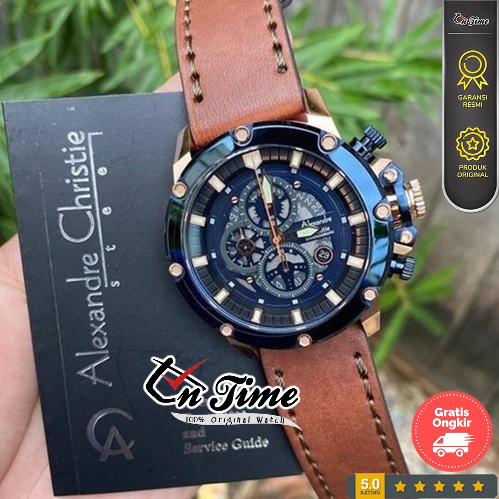 Alexandre Christie AC 6564 Jam Tangan Pria Sport Original