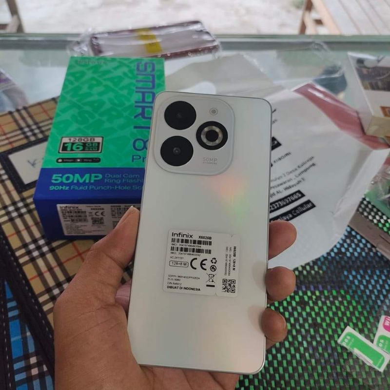 Hp Second Infinix Smart 8 Pro 8/128 Original Lengkap