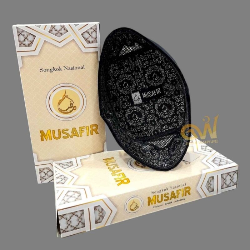 SONGKOK NASIONAL / SONGKOK DEWASA POLOS HITAM AC / SONGKOK / PECI / KOPYAH / SONGKOK NASIONAL MUSAFI