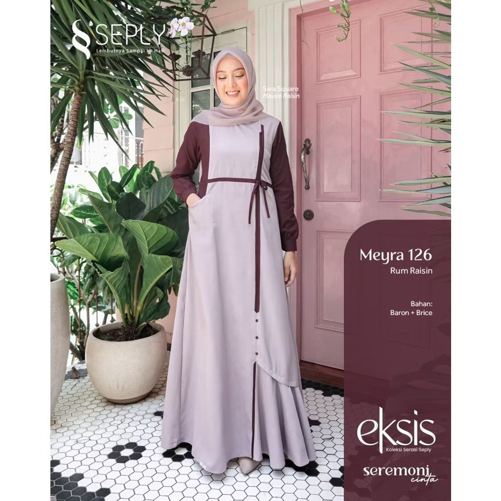 PROMO GAMIS SEPLY EKSIS 191 RUM RAISIN Gamis Meyra 211 XL