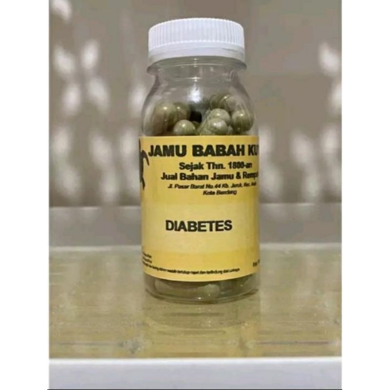 Obat Jamu Kapsul Tradisional Herbal DIABETES  Racikan BABAH KUYA