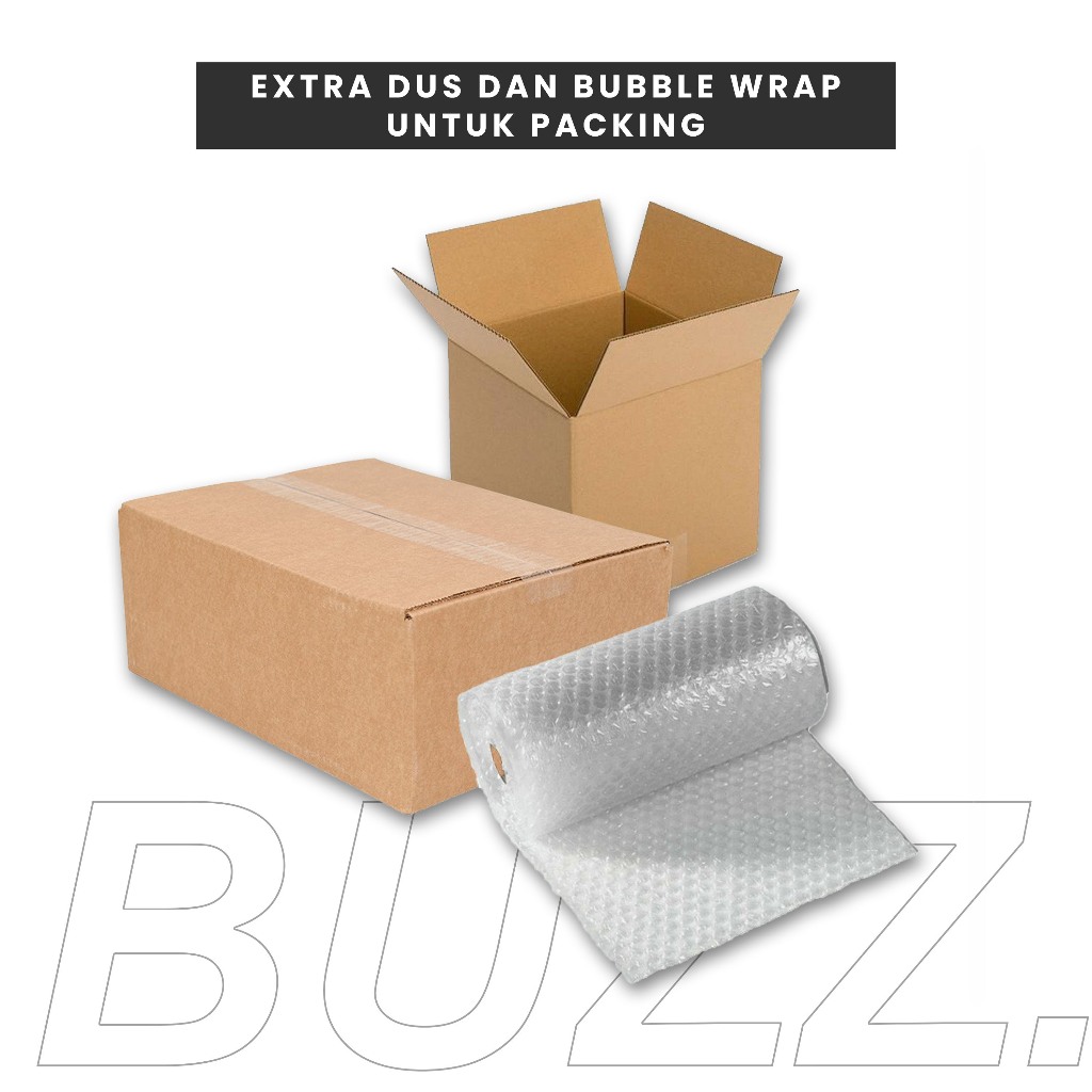 

Extra Bubble Wrap dan Dus untuk Packing